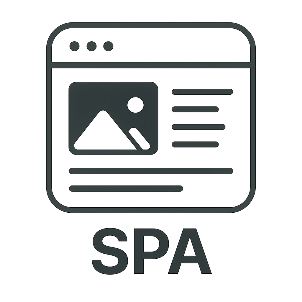 Web Services Mada - Icône pour une application SPA (Single Page App)